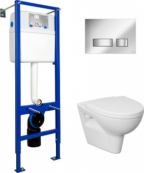 �������� ������ Cersanit Parva new clean on � ����������� + ����������� Cersanit Link Pro � ������� ����� ����