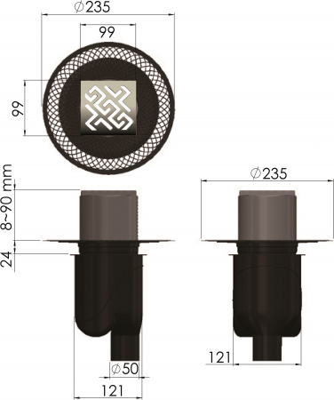 ������� ���� Berges Wasserhaus Platz Antik 092060 10 ��