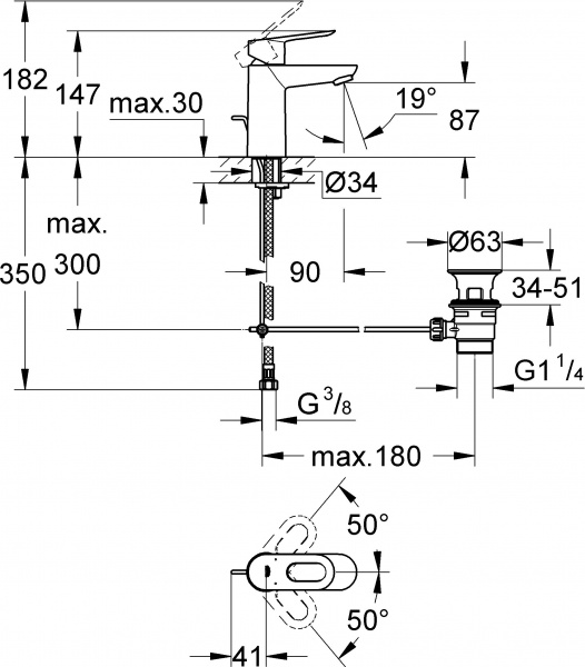  Grohe BauLoop 23335000  