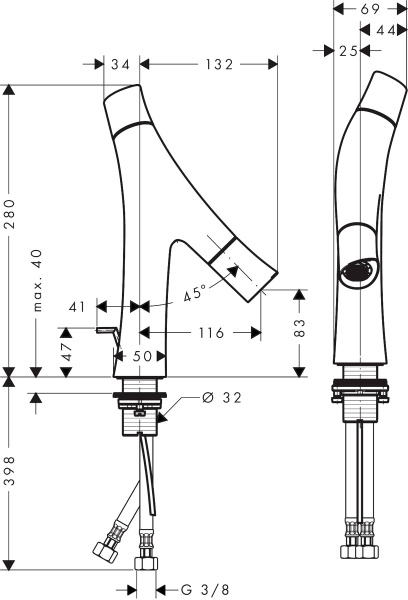  Axor Starck Organic 12010300  ,   