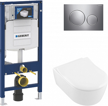     Villeroy & Boch Avento 5656RS01  ,  +     Geberit Duofix UP 320 111.300.00.5 +     Geberit Duofix 111.815.00.1   +  