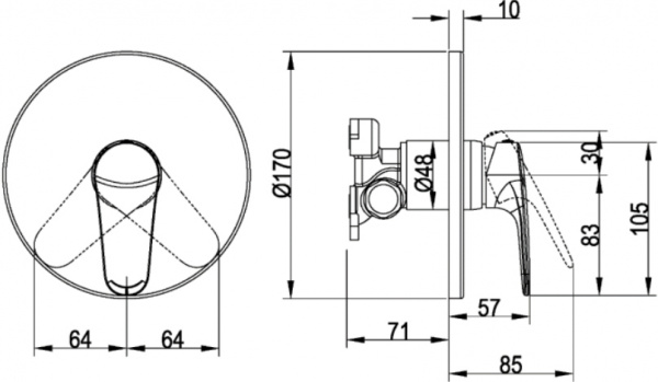 Villeroy & Boch O.novo Start TVS10535211061  
