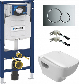 �������� ������ ��������� Jacob Delafon Struktura EDE102 � ����������� + ����������� Geberit Duofix UP 320 111.300.00.5 � ������� ����� ���� + �������� ��������� ��� �����������