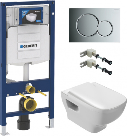 �������� ������ ��������� Jacob Delafon Struktura EDE102 � ����������� + ����������� Geberit Duofix UP 320 111.300.00.5 � ������� ����� ���� + �������� ��������� ��� �����������