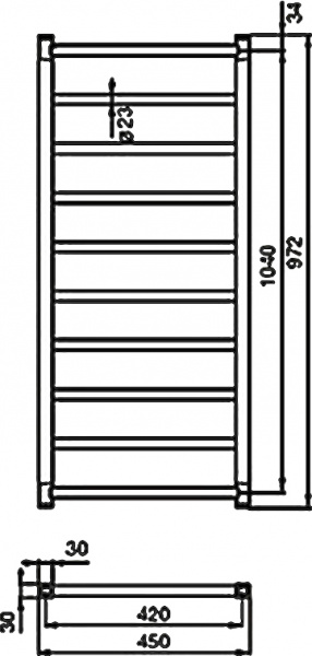   Zehnder Stalox STX-100-045 