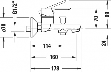  Duravit A.1 A15230000010    , 