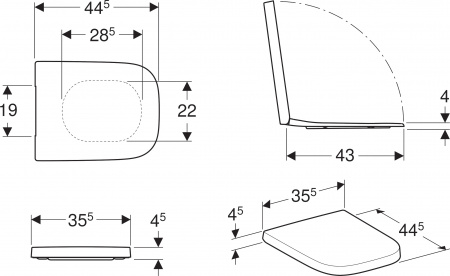     Geberit Renova Plan 500.378.01.1 + - Geberit Renova Plan +  Geberit    