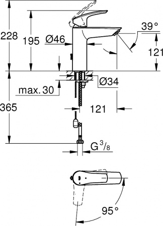  Grohe Eurosmart 2339430E  