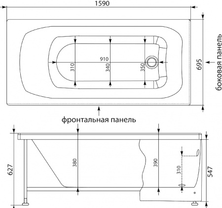 ��������� ����� Aquanet Roma 160�70