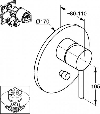  Kludi Bozz 386500576    