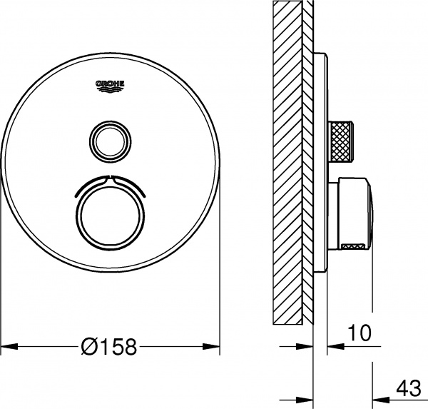 Grohe Grohtherm SmartControl 29144000  