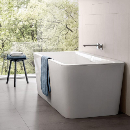��������� ����� Villeroy & Boch Squaro Edge 12 UBQ180SQE9W2V-RW 180x80, ����-�������, stone white
