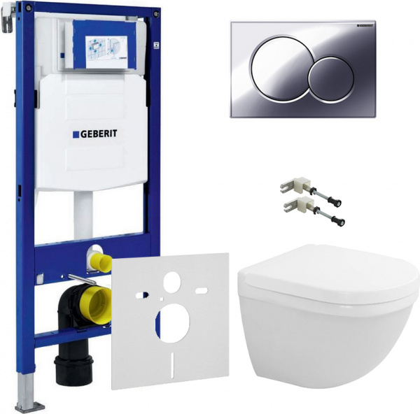 �������� ����������� Geberit Duofix UP320 � ������� ���� + ������ Duravit Starck 3 � ����������� + ������������