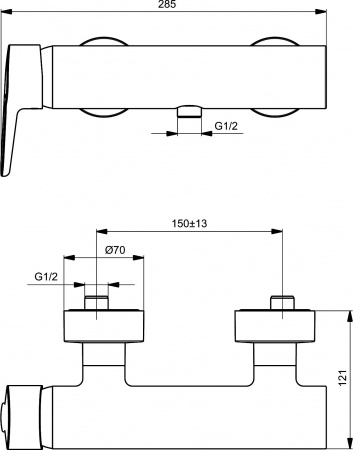  Ideal Standard Connect Blue B9924AA  