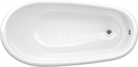 Чугунная ванна Roca Carmen anti-slip 160х80 234250000 серая Чугунная ванна Roca Carmen anti-slip 160х80 234250000 серая