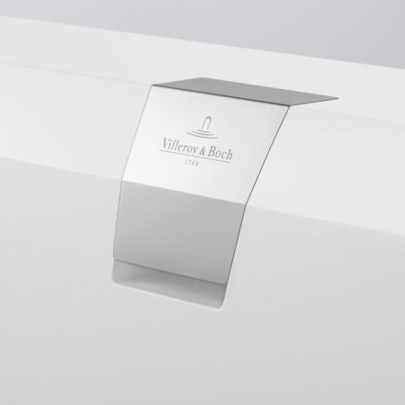 Акриловая ванна Villeroy & Boch Squaro Edge 12 UBQ170SQE2DV-RW 170x75, с ножками, слив-перелив, stone white Акриловая ванна Villeroy & Boch Squaro Edge 12 UBQ170SQE2DV-RW 170x75, с ножками, слив-перелив, stone white