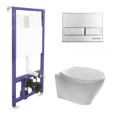 Инсталляция NOVUM525, кнопка L3 хром глянец, унитаз TOP Rimless, сиденье Mita SO 045213 Инсталляция NOVUM525, кнопка L3 хром глянец, унитаз TOP Rimless, сиденье Mita SO 045213