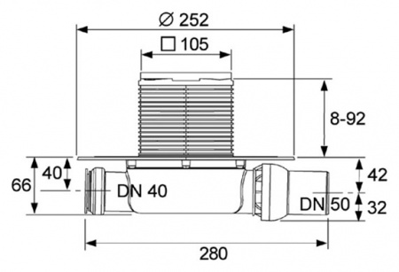    Tece TECEdrainpoint S 110