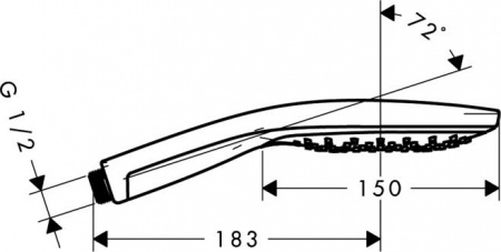   Hansgrohe Raindance Select S 150 Air 3jet 28587000