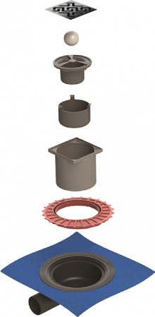 ������� ���� Berges Wasserhaus Zentrum Antik 090364 10x10 ��