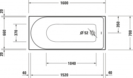   Duravit D-Neo 160x70