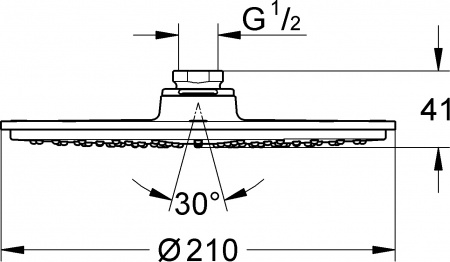   Grohe Rainshower Cosmopolitan 210 2836800E