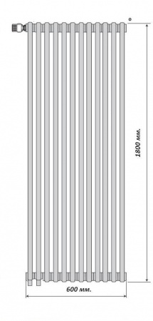 ����������� �������� PURMO Delta Laserline 12 ������,DLV 3180x12 VLO / ������������ �������� ����� ����������� ������ � ��������