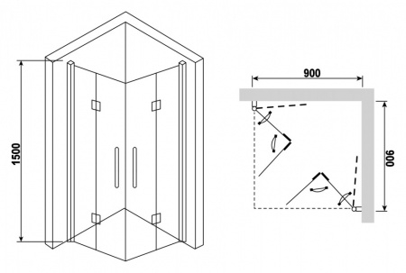   RGW Leipzig LE-36 900x900x1950  ,  