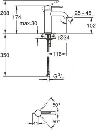  Grohe Essence New 23590GN1  