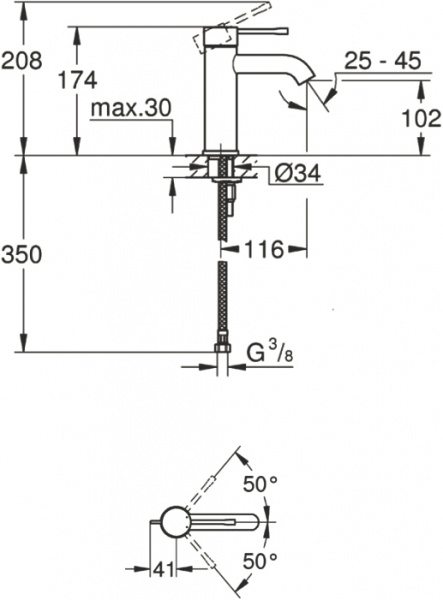  Grohe Essence New 23590GN1  