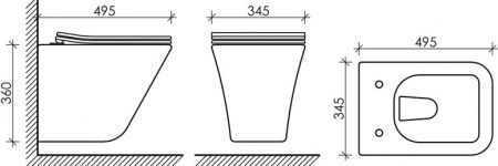 ������ ��������� Ceramica Nova Mono CN1902 � �����������, ������������