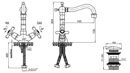  Cezares Retro RETRO-C-LS2-01  