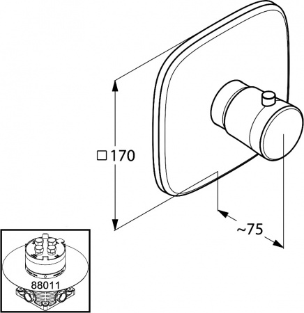  Kludi Ambienta 537290575  