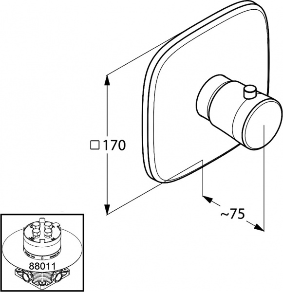 Kludi Ambienta 537290575  