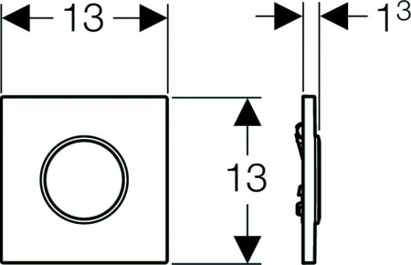    Geberit Sigma 10 116.015.KN.1  