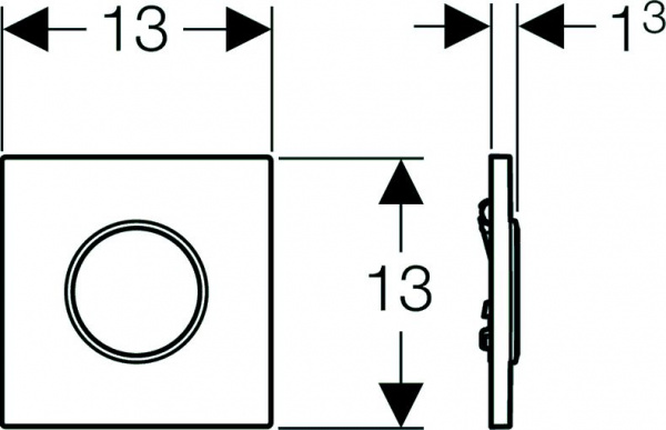    Geberit Sigma 10 116.015.KN.1  