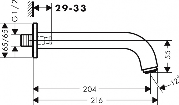  Hansgrohe Vernis Shape 71460000  , 