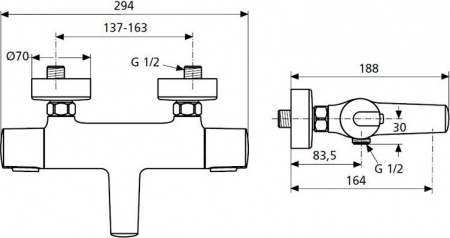  Ideal Standard Ceratherm 100 New A4623AA    