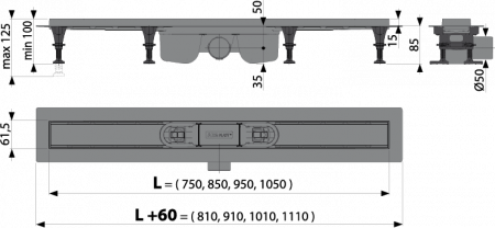   AlcaPlast APZ12 Optimal 750            