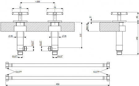  Villeroy & Boch Dawn TVW10612015361  