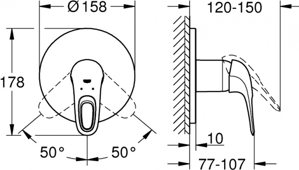 Grohe Eurostyle New 24048003  